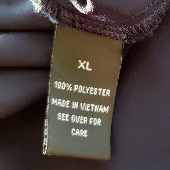 A. BYER Blue Dolman Blouse 100% Polyester Size XL - Picture 5 of 6